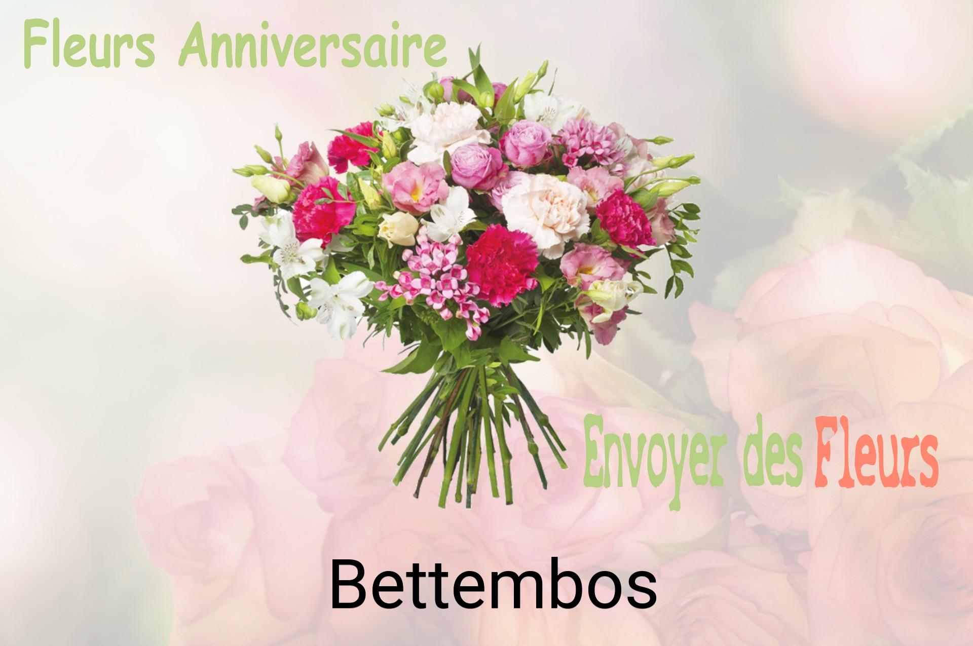 Bouquet de fleurs d’anniversaire livré à Bettembos