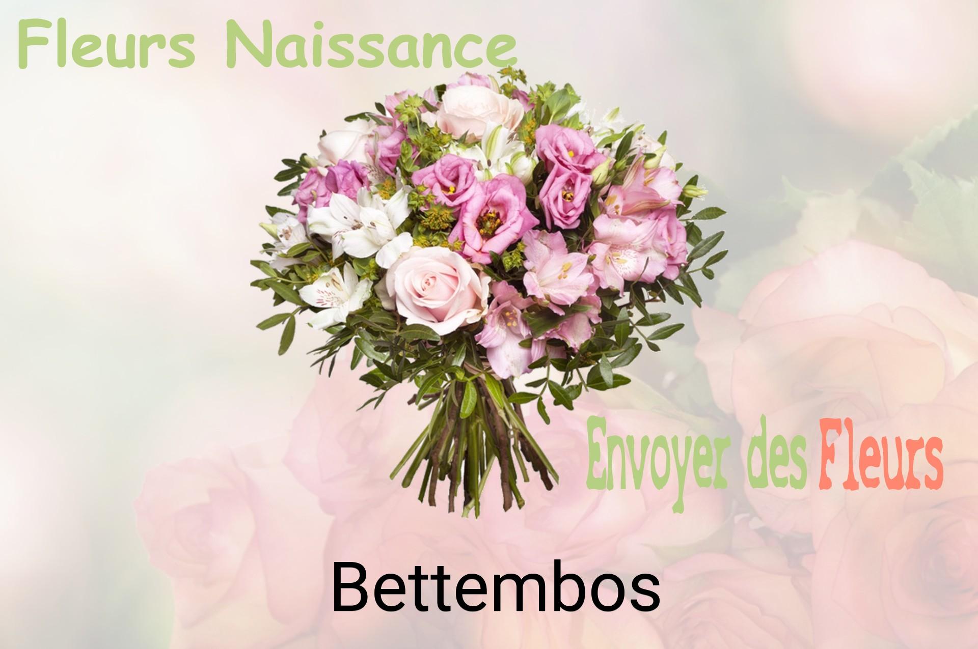 Bouquet de fleurs de naissance livré à Bettembos